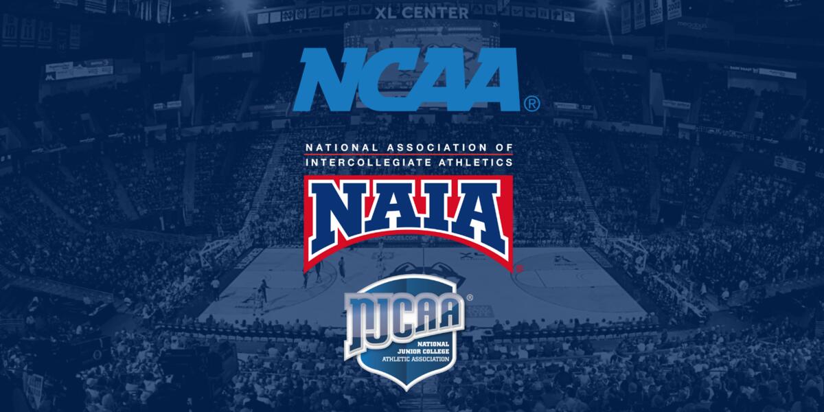 Logos de la NCAA, NAIA y NJCAA