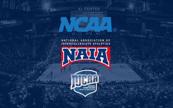Logos de la NCAA, NAIA y NJCAA